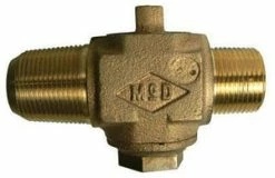 New 🎁 A.Y. McDonald 1 in. CC x MNPT Brass Corporation Stop 🎉