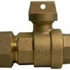 Best Pirce ✔️ A.Y. McDonald 3/4 in. CTS Compression x FIP Brass Ball Valve Curb Stop 🥰