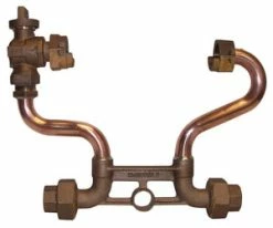 Best Sale 🔥 A.Y. McDonald 7 in. Copper 5/8 x 3/4 in. Meter Setter Horizontal 3/4 in. Mac-Pac Compression Inlet/Outlet Ball Valve x Meter Nut Lead Free 😀