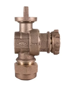 Discount ⭐ A.Y. McDonald 1 in. CTS x Meter Brass Angle Ball Valve 🛒