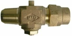 Cheapest 🎉 A.Y. McDonald 1 in. CC x CTS Compression Brass Corporation Stop with Nut ⭐