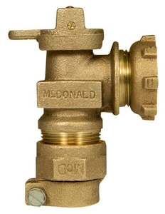 Budget 🌟 A.Y. McDonald 3/4 in. CTS Compression x Yoke Star Nut Brass Angle Valve ⌛