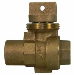 Best Sale 🔥 A.Y. McDonald 3/4 in. FNPT Brass Curb Stop ⭐