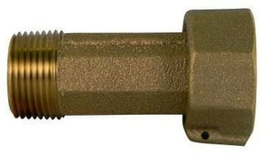 Promo 🛒 A.Y. McDonald 3/4 x 1/2 in. Swivel Nut x MNPT Meter Coupling with Wire Seal Hole 🔔