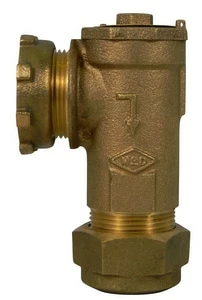 Best Sale ✨ A.Y. McDonald 712-3YQ 3/4 in. Meter x CTS Angle Dual Check Backflow Preventer 🔔