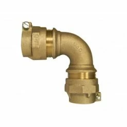 New 😉 A.Y. McDonald 1-1/4 in. CTS Compression Straight 90 Degree Water Service Brass Bend ❤️