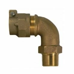 Wholesale ⌛ A.Y. McDonald 3/4 in. PVC x MNPT Brass Straight 90 Degree Bend ✔️