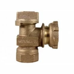 Coupon 💯 A.Y. McDonald 1 x 4 in. FNPT Water Service Brass Angle Yoke Stop 💯