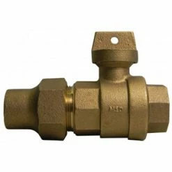 Flash Sale 🧨 A.Y. McDonald 1 in. Flared x FNPT Brass Ball Valve Curb Stop 💯