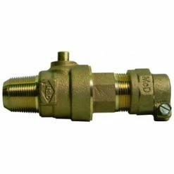 Discount 👍 A.Y. McDonald 3/4 in. CC x PEP Compression Water Service Brass Corporation Stop 😉