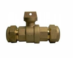 Buy 🤩 A.Y. McDonald 2 in. CTS Compression Brass Ball Valve Curb Stop 🌟
