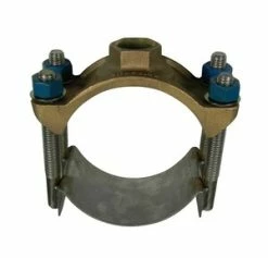 Flash Sale ⭐ A.Y. McDonald 6 x 2 in. Threaded AWWA and NPT Stainless Steel Single Strap Saddle 💯