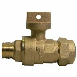 Cheapest ✔️ A.Y. McDonald 2 in. CTS x MNPT Brass Ball Curb Stop ⭐