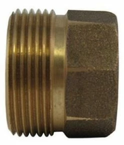 Promo 😀 A.Y. McDonald 3/4 x 1 in. Female Meter Threaded x Male Meter Threaded Brass Meter Adapter ⌛