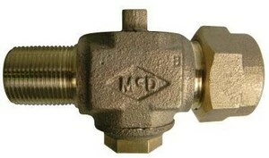 Brand new ๐ A.Y. McDonald 1 in. MNPT x CTS Compression Brass Corporation Stop โจ