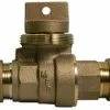 Cheap ❤️ A.Y. McDonald 1 in. PEP Brass Ball Valve Curb Stop 🎉