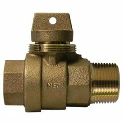 Deals 👏 A.Y. McDonald 2 in. FIP x MNPT Brass Ball Valve Curb Stop 🧨