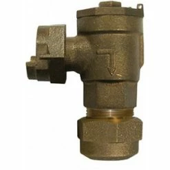 New ❤️ A.Y. McDonald 702-3HQ 3/4 in. Meter x CTS Brass Check Valve with Cleanout Nut 😀