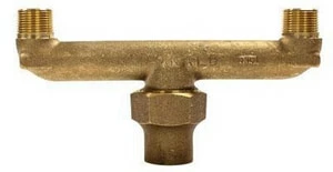 Discount ๐ A.Y. McDonald 7-1/2 x 1 x 3/4 x 3/4 in. Flared x MIP Water Service Brass U-Branch ๐