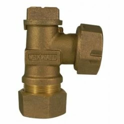 Brand new 😉 A.Y. McDonald 1-1/4 in. CTS Compression x Meter Swivel Brass Angle Valve 🤩