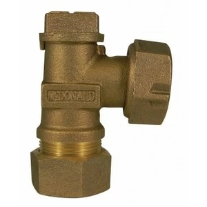 Brand new ๐ A.Y. McDonald 1-1/4 in. CTS Compression x Meter Swivel Brass Angle Valve ๐คฉ