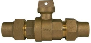 Brand new ๐ A.Y. McDonald 1-1/4 in. Flared Water Service Brass Curb Stop Ball Valve ๐ฅ