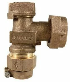 New 😍 A.Y. McDonald 74602-22 1 x 3/4 in. CTS Compression x Meter Angle Supply Stop Valve 👍