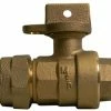 Discount 😉 A.Y. McDonald 2 in. CTS Compression x FIP Brass Ball Valve Curb Stop 🎉