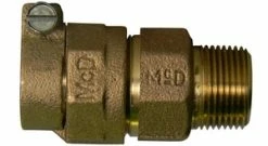 New 🎁 A.Y. McDonald 1-1/2 x 1 in. CTS Compression x MIP Brass Reducing Coupling 🎉