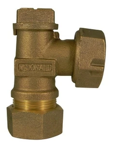 Discount ✔️ A.Y. McDonald 74602BT 3/4 in. CTS Compression x Meter Angle Supply Stop Valve 🔔
