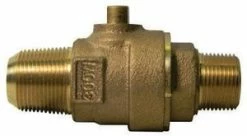 Hot Sale 🛒 A.Y. McDonald 1-1/2 in. CC x MNPT Brass Ball Valve Corporation Stop 😍
