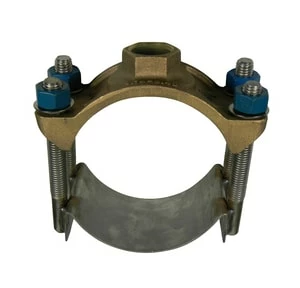 Best Pirce 💯 A.Y. McDonald 8 x 1 in. FNPT Stainless Steel Single Strap Saddle 🔔