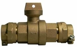 Best Pirce ✨ A.Y. McDonald 1 in. Compression Brass Ball Curb Valve ✨
