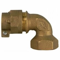 Outlet 🎉 A.Y. McDonald 1-1/2 in. CTS Compression Straight 90 Degree Water Service Brass Bend 👏