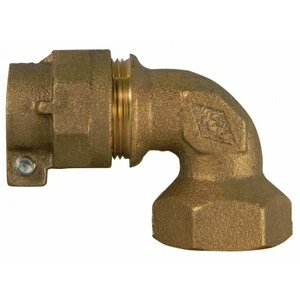 Outlet 🎉 A.Y. McDonald 1-1/2 in. CTS Compression Straight 90 Degree Water Service Brass Bend 👏
