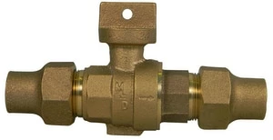 Deals โ๏ธ A.Y. McDonald 3/4 in. Flared Stop and Drain Brass Curb Stop ๐