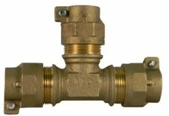 Budget 🧨 A.Y. McDonald 2 in. CTS Compression Water Service Brass Tee Lead Free 😀