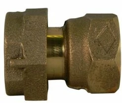Hot Sale ❤️ A.Y. McDonald 1 in. Swivel Nut x FNPT Straight Brass Meter Coupling 👏
