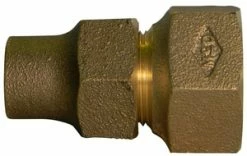 Discount ⌛ A.Y. McDonald 1-1/2 in. FNPT x Copper Flare Nut Brass Straight Coupling ⌛