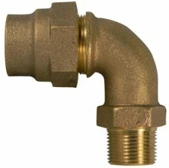 Buy 🌟 A.Y. McDonald 1 x 3/4 in. Flared x MNPT Water Service Brass Bend 🛒