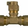 Deals ❤️ A.Y. McDonald 1 x 1 x 3/4 in. CTS Compression Water Service Brass Reducing Tee 👍