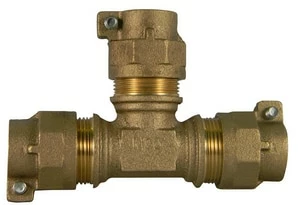 Deals ❤️ A.Y. McDonald 1 x 1 x 3/4 in. CTS Compression Water Service Brass Reducing Tee 👍