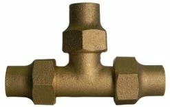 Brand new ⌛ A.Y. McDonald 3/4 in. Flared Water Service Brass Tee 🛒