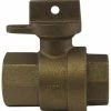 Best deal ❤️ A.Y. McDonald 3/4 in. FIP Brass Ball Valve Curb with Lockwing 💯