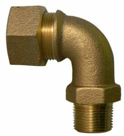 Deals 🔔 A.Y. McDonald 1 x 3/4 in. CTS Grip Compression x MIP Water Service Brass Bend ✨