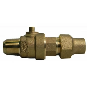 Coupon ๐ A.Y. McDonald 1 in. AWWA x Flare Straight Copper Corporation Stop ๐