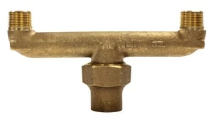New ๐คฉ A.Y. McDonald 6-1/2 x 1 x 3/4 x 3/4 in. Flared x MIP Water Service Brass U-Branch ๐งจ