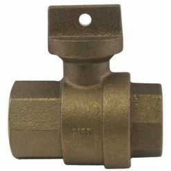 Flash Sale 🔔 A.Y. McDonald 3/4 in. FNPT Brass Water Service Ball Curb Stop (Less Check Valve) ✔️