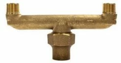 New 🌟 A.Y. McDonald 14 x 1 x 3/4 x 3/4 in. Flared x MIP Water Service Brass U-Branch 🔥