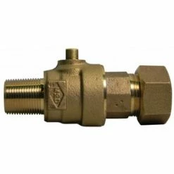 Brand new 🧨 A.Y. McDonald 1 in. MNPT x CTS Compression Grip Water Service Brass Corporation Stop ✨